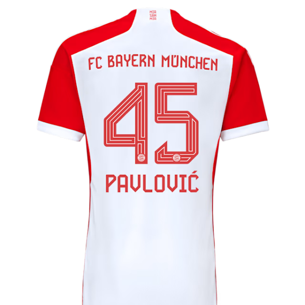 Bayern München damen trikot home 23-24 – 45 aleksandar pavlovic Trikots - Exklusive Auswahl