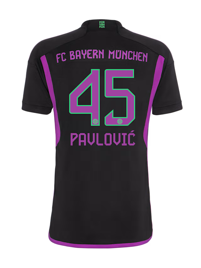 Bayern München herren trikot away 23-24 – 45 aleksandar pavlovic Trikots - Exklusive Auswahl