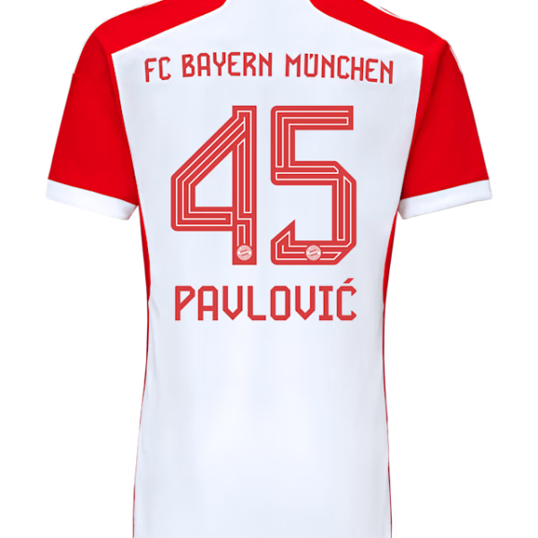 Bayern München herren trikot home 23-24 – 45 aleksandar pavlovic Trikots - Exklusive Auswahl