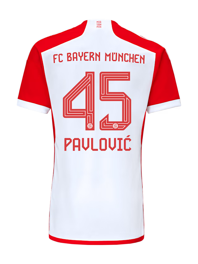 Bayern München herren trikot home 23-24 – 45 aleksandar pavlovic Trikots - Exklusive Auswahl