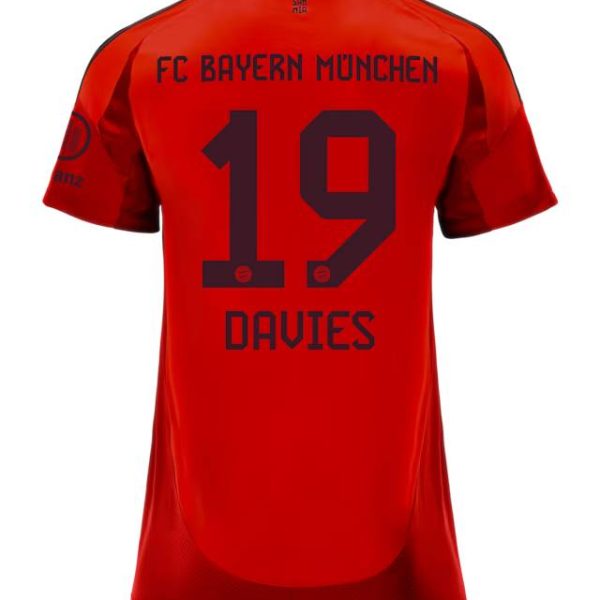 Bayern München damen trikot home 24-25 – 19 alphonso davies Trikots - Exklusive Auswahl