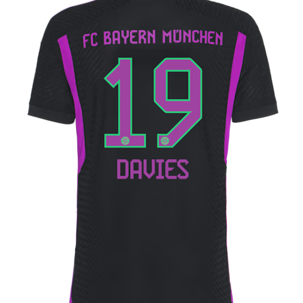 Bayern München herren authentic trikot away 23-24 – 19 alphonso davies Trikots - Exklusive Auswahl