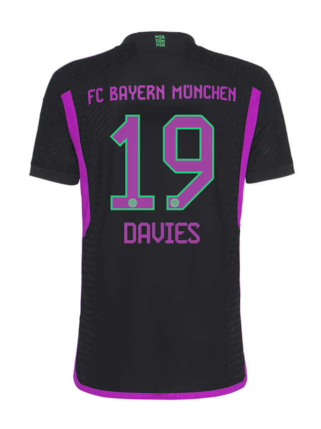 Bayern München herren authentic trikot away 23-24 – 19 alphonso davies Trikots - Exklusive Auswahl