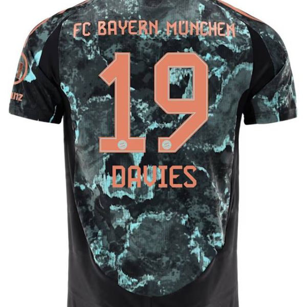 Bayern München herren authentic trikot away 24-25 – 19 alphonso davies Trikots - Exklusive Auswahl