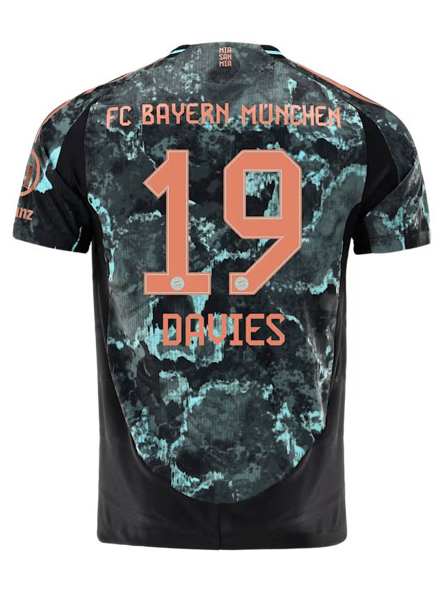 Bayern München herren authentic trikot away 24-25 – 19 alphonso davies Trikots - Exklusive Auswahl