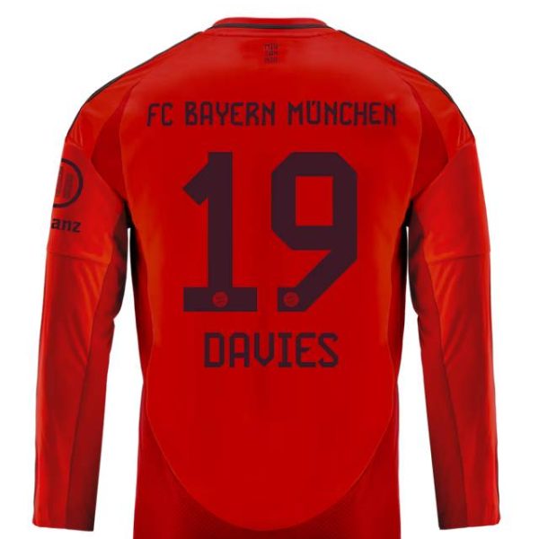 Bayern München kinder langarm trikot home 24-25 – 19 alphonso davies Trikots - Exklusive Auswahl