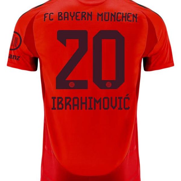 Bayern München herren authentic trikot home 24-25 – 20 arijon ibrahimović Trikots - Exklusive Auswahl