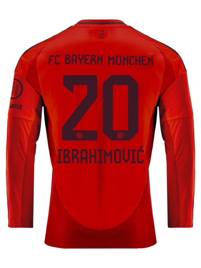 Bayern München herren langarm trikot home 24-25 – 20 arijon ibrahimović Trikots - Exklusive Auswahl