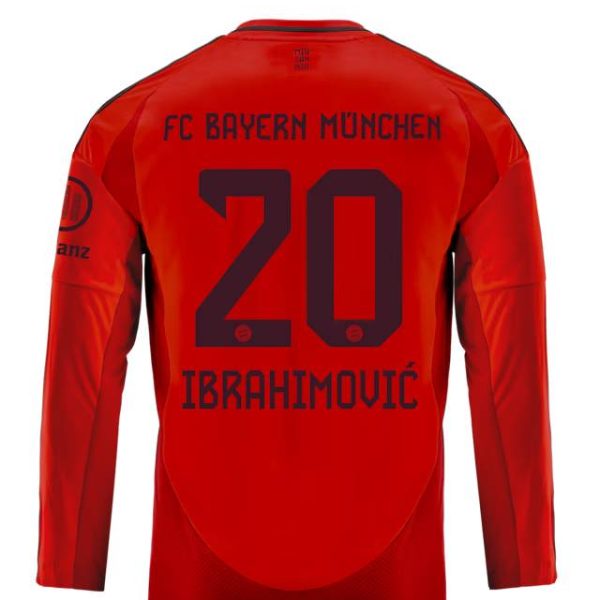 Bayern München kinder langarm trikot home 24-25 – 20 arijon ibrahimović Trikots - Exklusive Auswahl