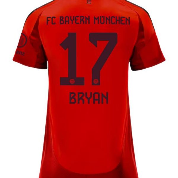 Bayern München damen trikot home 24-25 – 17 bryan zaragoza Trikots - Exklusive Auswahl