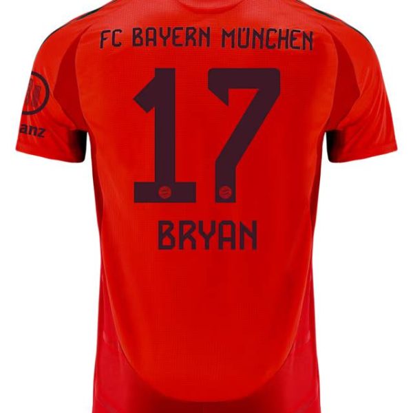 Bayern München herren authentic trikot home 24-25 – 17 bryan zaragoza Trikots - Exklusive Auswahl