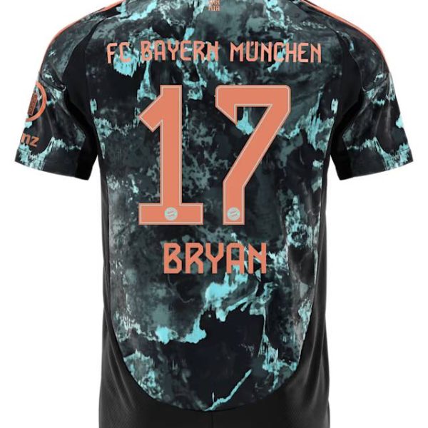 Bayern München herren trikot away 24-25 – 17 bryan zaragoza Trikots - Exklusive Auswahl