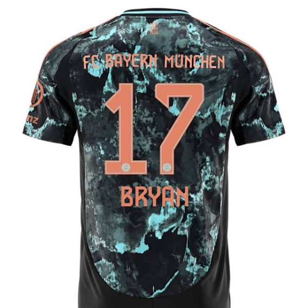 Bayern München kinder trikot away 24-25 – 17 bryan zaragoza Trikots - Exklusive Auswahl
