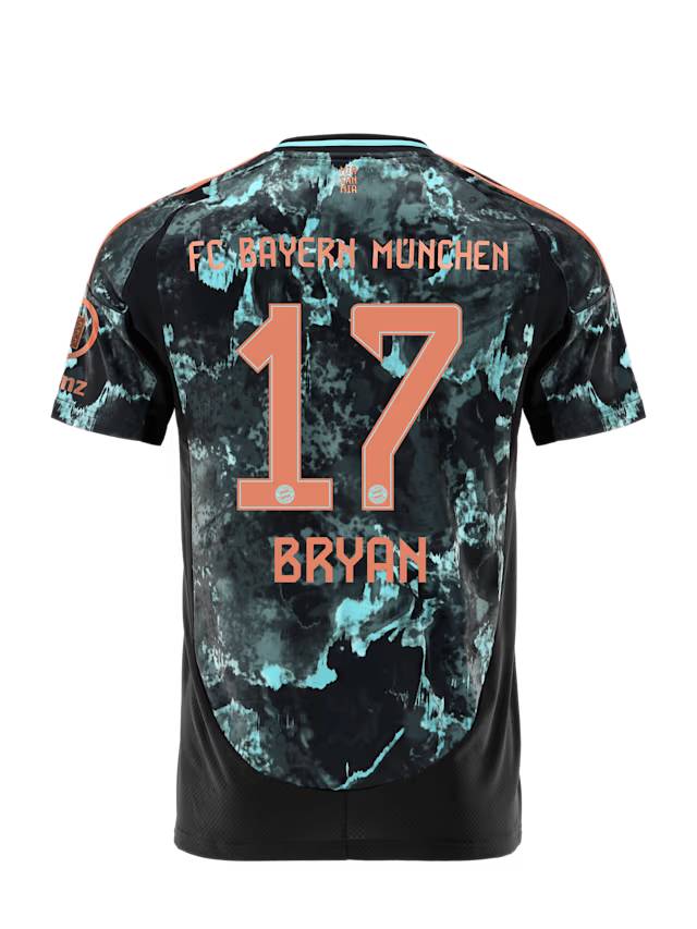 Bayern München kinder trikot away 24-25 – 17 bryan zaragoza Trikots - Exklusive Auswahl