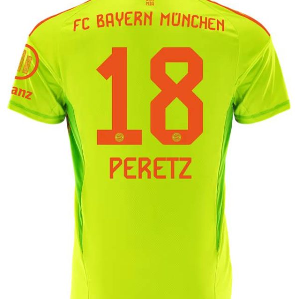 Bayern München herren trikot torwart 24-25 – 18 daniel peretz Trikots - Exklusive Auswahl