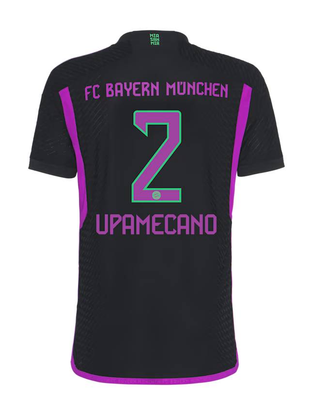 Bayern München herren authentic trikot away 23-24 – 2 dayot upamecano Trikots - Exklusive Auswahl