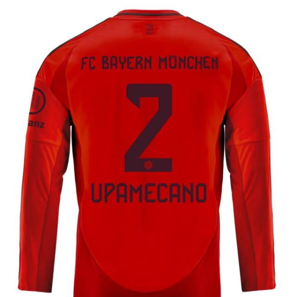 Bayern München kinder langarm trikot home 24-25 – 2 dayot upamecano Trikots - Exklusive Auswahl