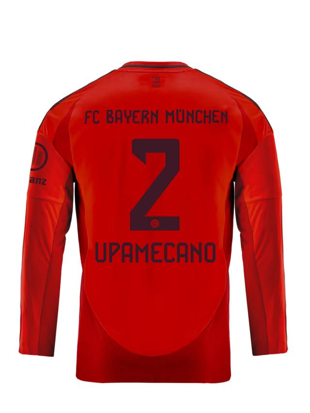 Bayern München kinder langarm trikot home 24-25 – 2 dayot upamecano Trikots - Exklusive Auswahl