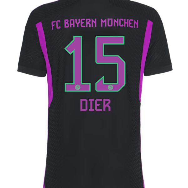 Bayern München herren authentic trikot away 23-24 – 15 eric dier Trikots - Exklusive Auswahl