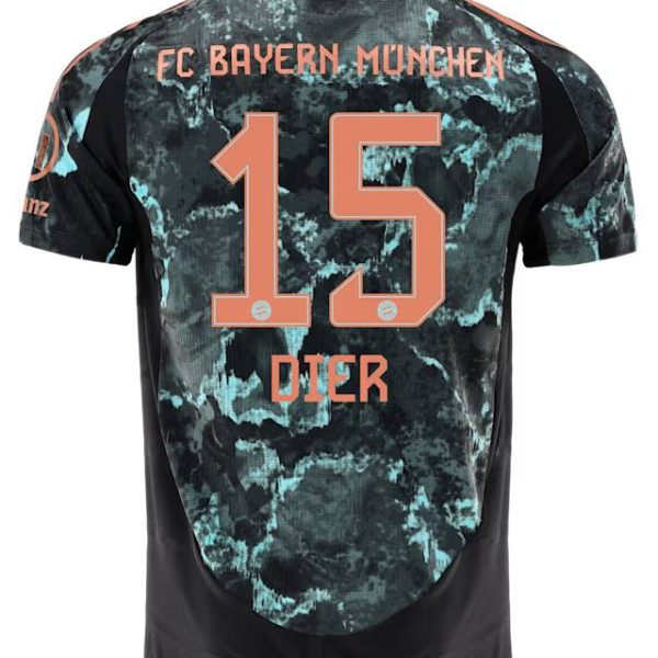 Bayern München herren authentic trikot away 24-25 – 15 eric dier Trikots - Exklusive Auswahl