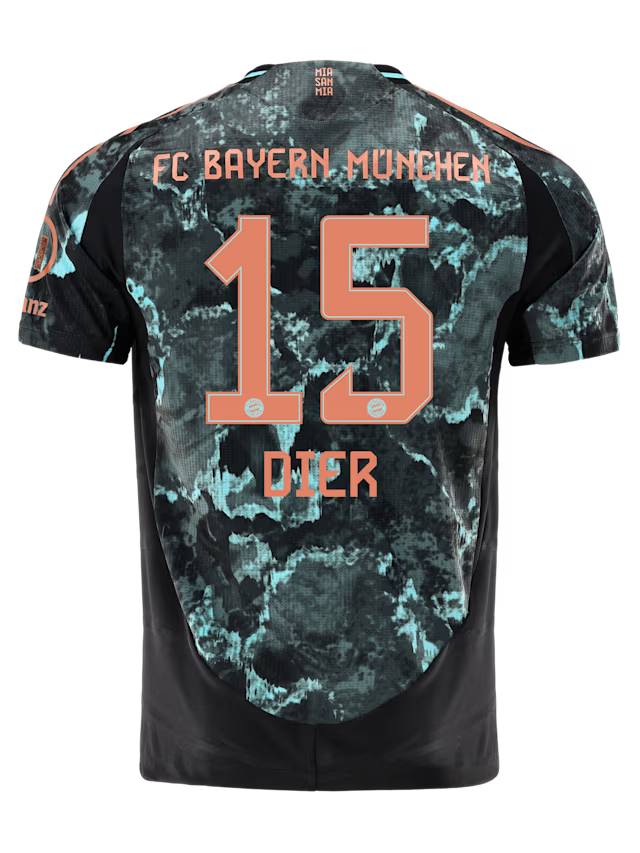 Bayern München herren authentic trikot away 24-25 – 15 eric dier Trikots - Exklusive Auswahl