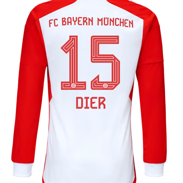 Bayern München herren langarm trikot home 23-24 – 15 eric dier Trikots - Exklusive Auswahl