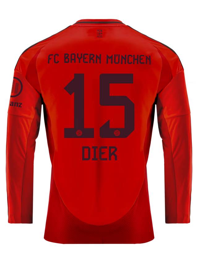 Bayern München herren langarm trikot home 24-25 – 15 eric dier Trikots - Exklusive Auswahl