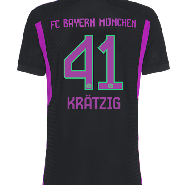 Bayern München herren authentic trikot away 23-24 – 41 frans kratzig Trikots - Exklusive Auswahl