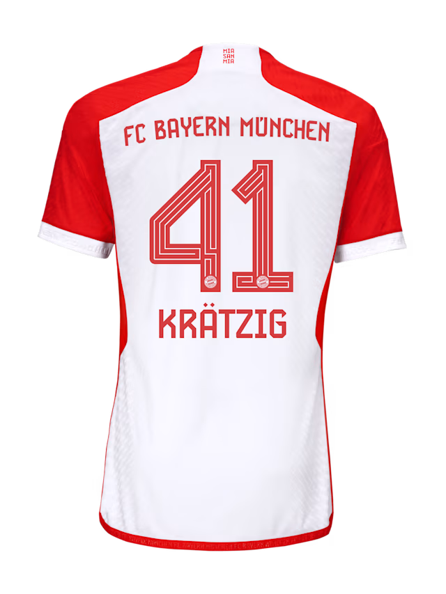 Bayern München herren authentic trikot home 23-24 – 41 frans kratzig Trikots - Exklusive Auswahl