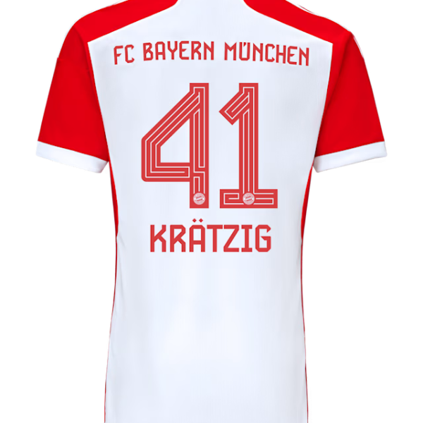 Bayern München herren trikot home 23-24 – 41 frans kratzig Trikots - Exklusive Auswahl