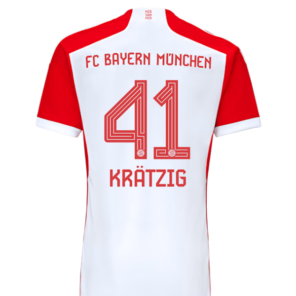 Bayern München kinder trikot home 23-24 – 41 frans kratzig Trikots - Exklusive Auswahl