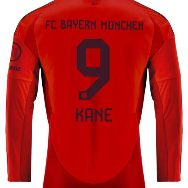 Bayern München herren langarm trikot home 24-25 – 9 harry kane Trikots - Exklusive Auswahl