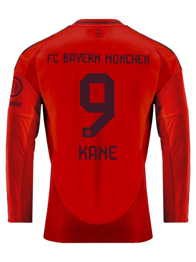Bayern München herren langarm trikot home 24-25 – 9 harry kane Trikots - Exklusive Auswahl