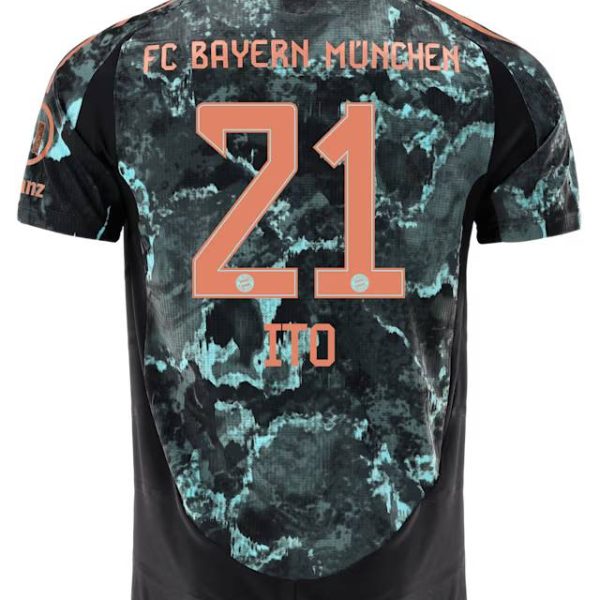 Bayern München herren authentic trikot away 24-25 – 21 hiroki ito Trikots - Exklusive Auswahl