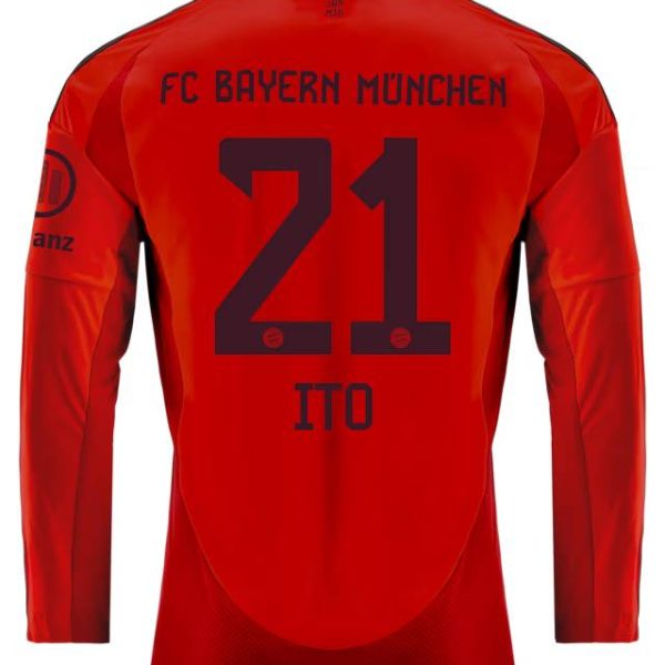 Bayern München herren langarm trikot home 24-25 – 21 hiroki ito Trikots - Exklusive Auswahl