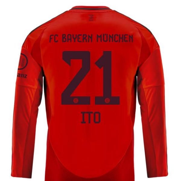 Bayern München kinder langarm trikot home 24-25 – 21 hiroki ito Trikots - Exklusive Auswahl
