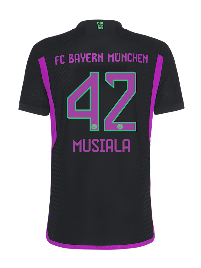 Bayern München herren authentic trikot away 23-24 – 42 jamal musiala Trikots - Exklusive Auswahl