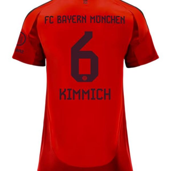 Bayern München damen trikot home 24-25 – 6 joshua kimmich Trikots - Exklusive Auswahl