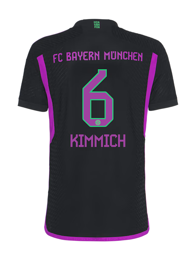 Bayern München herren authentic trikot away 23-24 – 6 joshua kimmich Trikots - Exklusive Auswahl