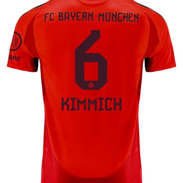 Bayern München herren authentic trikot home 24-25 – 6 joshua kimmich Trikots - Exklusive Auswahl