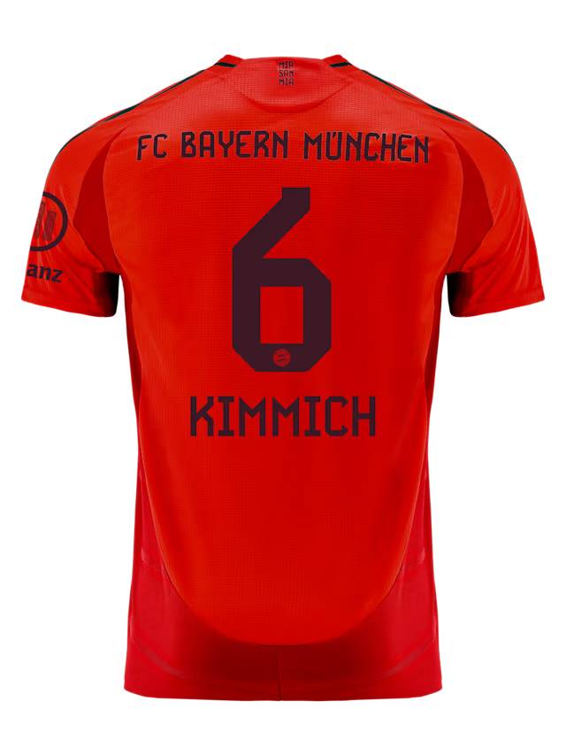 Bayern München herren authentic trikot home 24-25 – 6 joshua kimmich Trikots - Exklusive Auswahl