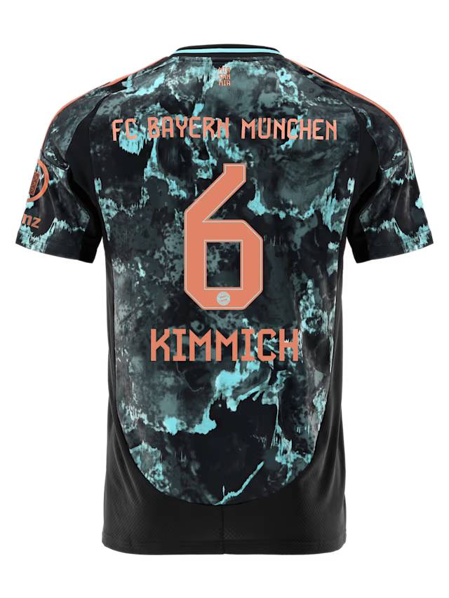Bayern München herren trikot away 24-25 – 6 joshua kimmich Trikots - Exklusive Auswahl