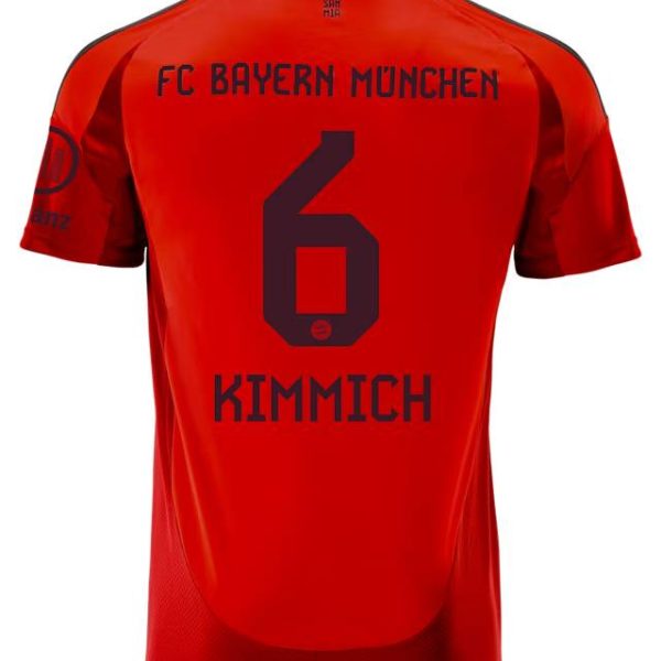 Bayern München herren trikot home 24-25 – 6 joshua kimmich Trikots - Exklusive Auswahl
