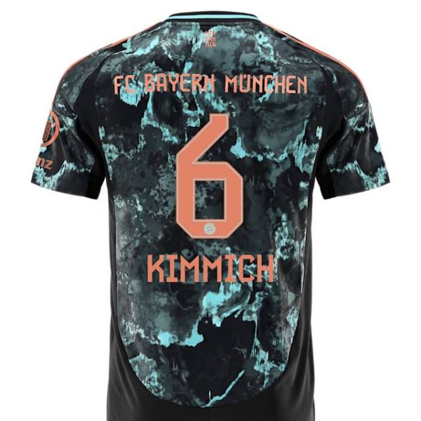 Bayern München kinder trikot away 24-25 – 6 joshua kimmich Trikots - Exklusive Auswahl
