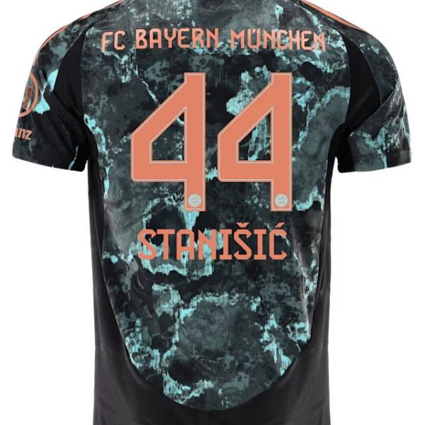 Bayern München herren authentic trikot away 24-25 – 44 josip stanišić Trikots - Exklusive Auswahl