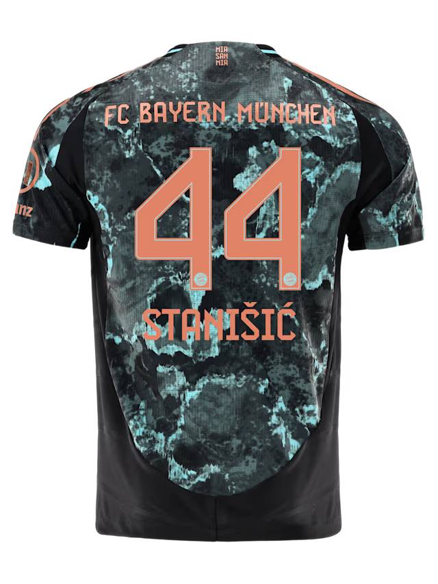 Bayern München herren authentic trikot away 24-25 – 44 josip stanišić Trikots - Exklusive Auswahl