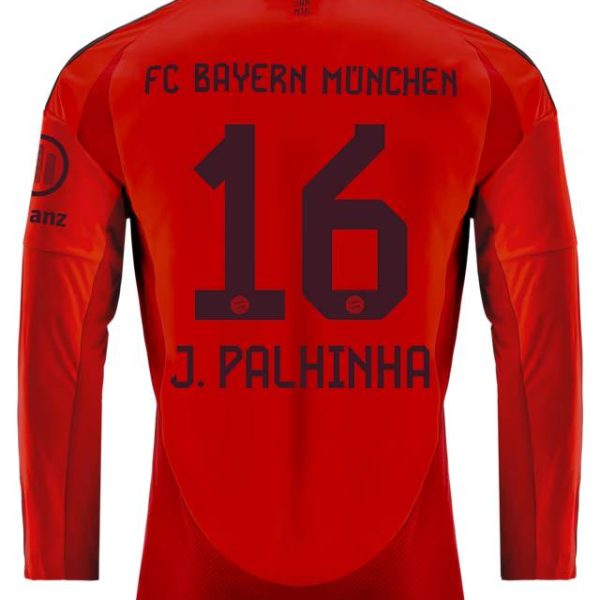 Bayern München herren langarm trikot home 24-25 – 16 joão palhinha Trikots - Exklusive Auswahl