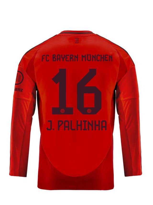 Bayern München kinder langarm trikot home 24-25 – 16 joão palhinha Trikots - Exklusive Auswahl
