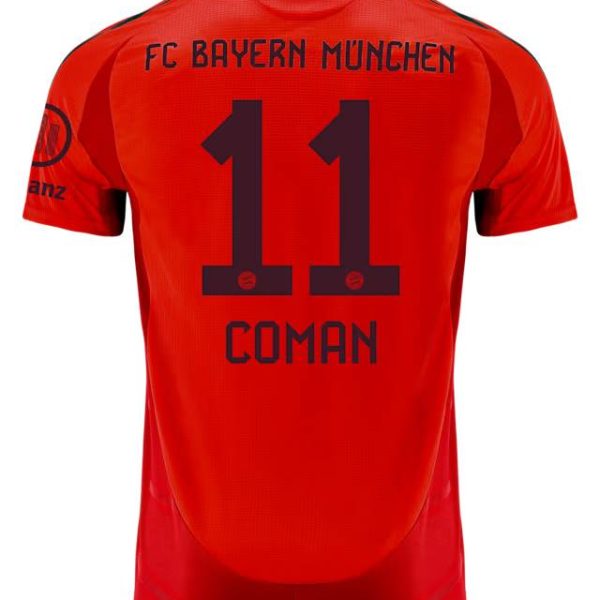 Bayern München herren authentic trikot home 24-25 – 11 kingsley coman Trikots - Exklusive Auswahl