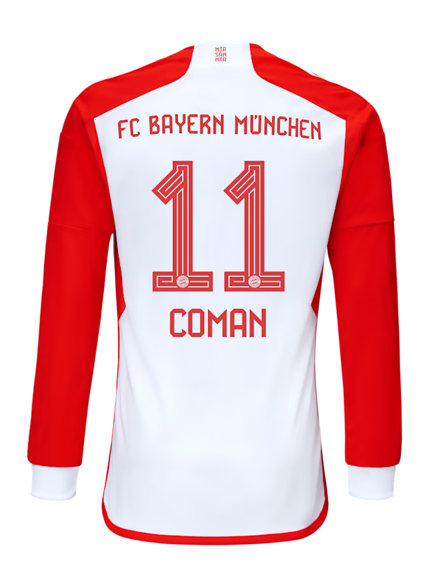 Bayern München herren langarm trikot home 23-24 – 11 kingsley coman Trikots - Exklusive Auswahl